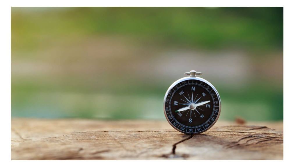compass symblizing living intentionally